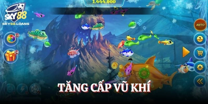 Tăng cấp vũ khí mức tối đa